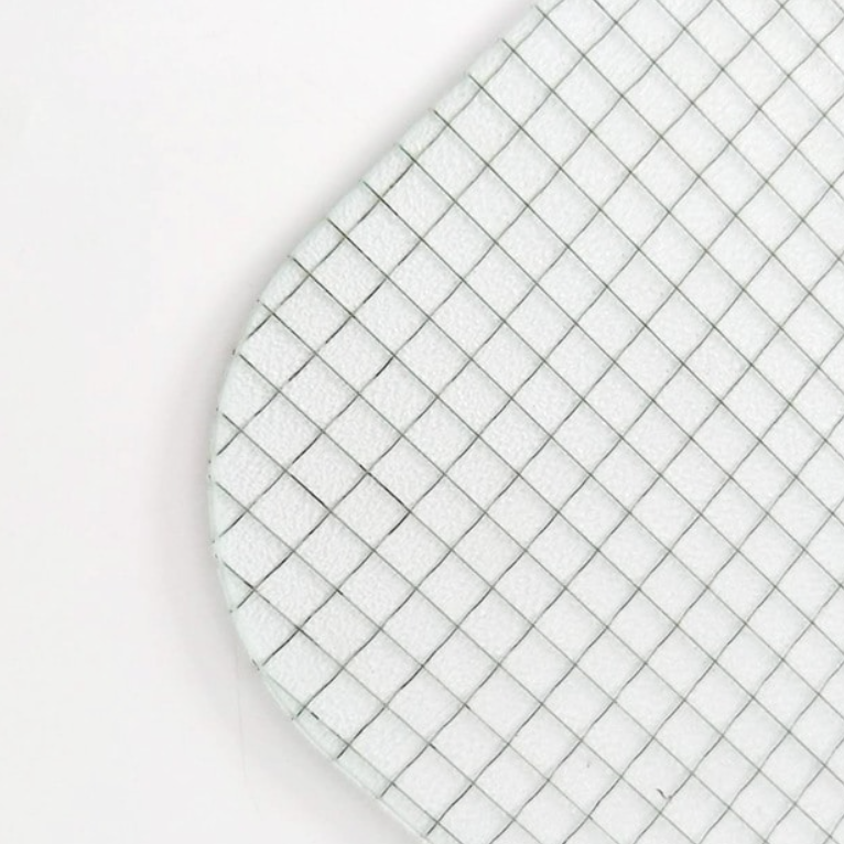 Custom explosionproof fire resistant wire mesh glass wired glass