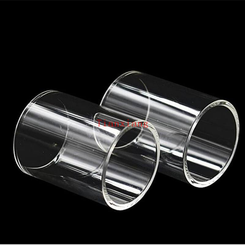 Firleproof heat resistant high temperature resistant large diameter glass tubing for round tabletop bio ethanol fireplace